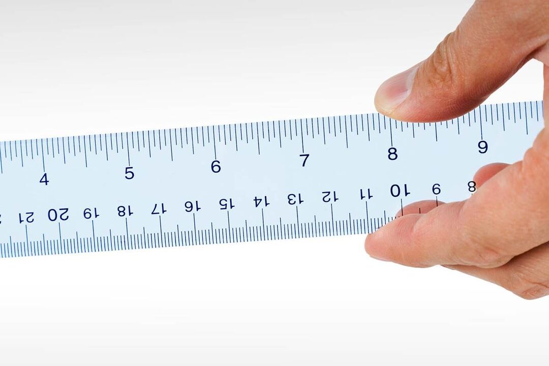 Measure the tip of the penis before enlarging