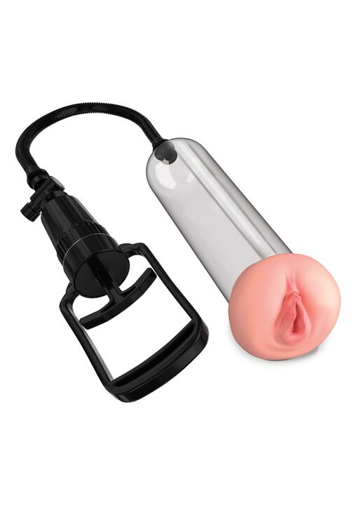 Pump -up with female vagina tap