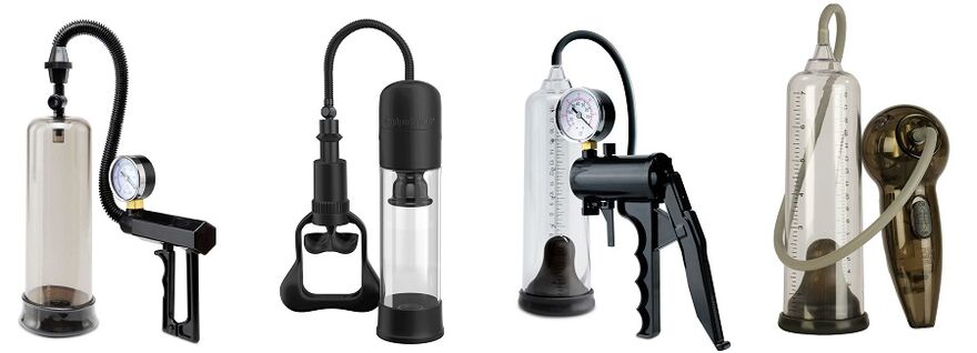 Vacuum pump to increase penis size